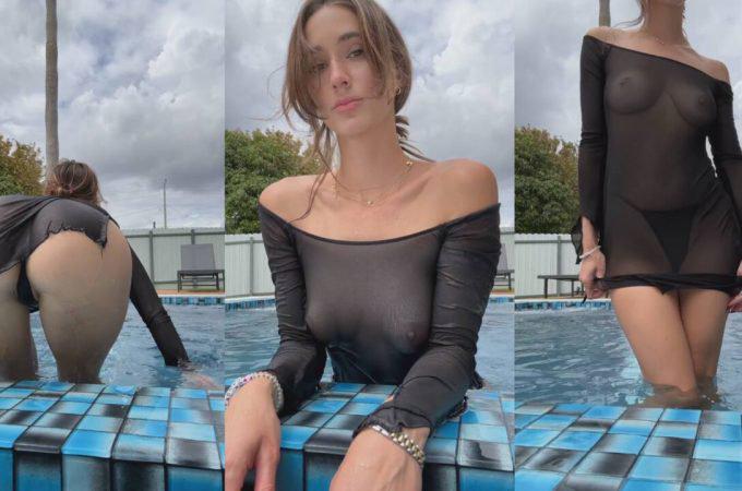 Natalie Roush See Through Mesh Video Leaked